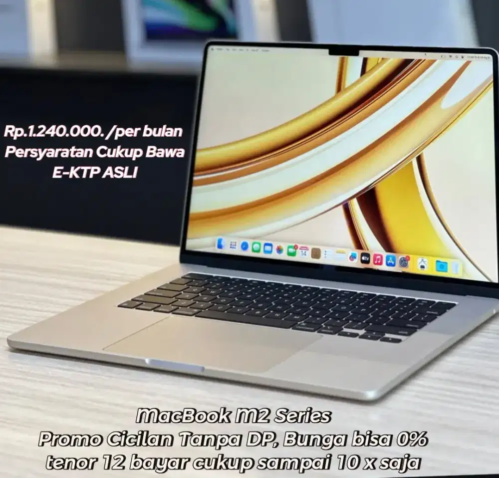 MacBook M2 Series 13 inch 16 256Gb promo cicilan tanpa kartu kredit