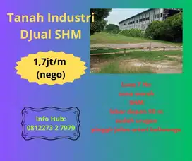 Tanah Kavling SHM Djual Peruntukan Industri Pinggir Arteri Kaliwungu