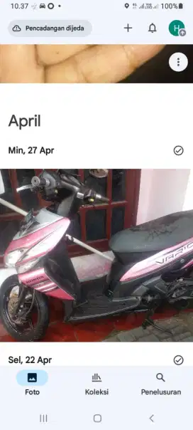 Jual honda vario 110 thn 2008