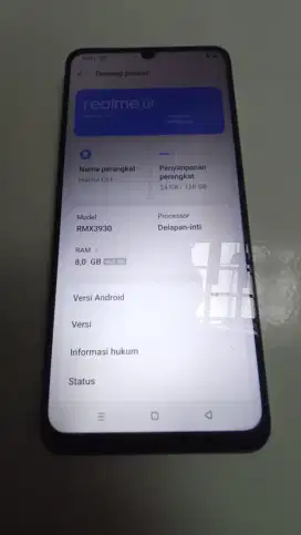 REALME C61 8/128 hp only
