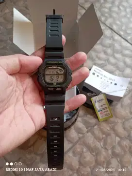 JAM TANGAN CASIO ORIGINAL WS 1400 MULUS MASIH GARANSI