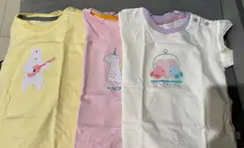 Kaos pendek baby 6-12bln