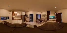 Rumah 2 lantai, desain mewah pemandangan kota bandung