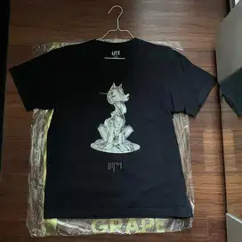 Kaos Uniqlo x Neo Miyage Hajime Sorayama Hachiko Black