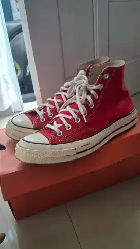 Jual Converse 70s no 44 (28.5 cm) Enamel Red