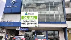 Gedung 4Lantai ex Showroom & bengkel mobil include Peralatan -OvenCat