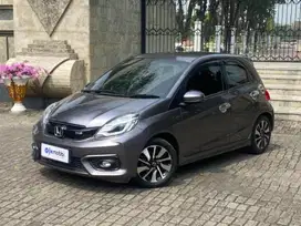 Like New Honda Brio 1.2 RS Bensin-MT 2017 Abu-abu LZW
