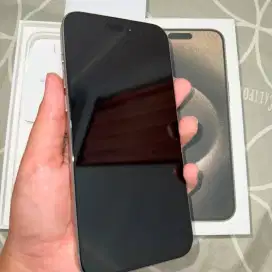 Dijual iPhone 15 Promax 256 iBox, natural titanium.