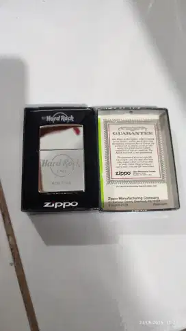 Korek zippo edisi hardrock cafe new york original usa