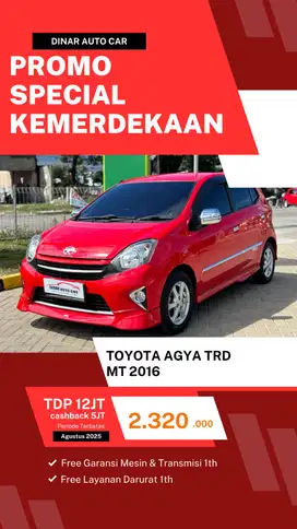 Toyota Agya S trd mt 2016