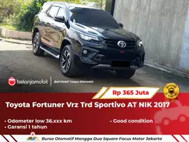 [ LOW KM ] Toyota Fortuner Vrz Trd Sportivo AT 2017 2018