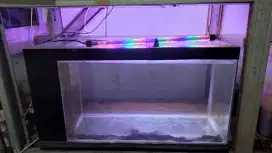 Aquarium 80x40x40 filsam fulset tinggal colok