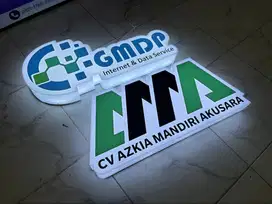 Letter Sign Huruf Timbul dan Neon Box Akrilik
