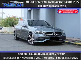 Odo=8k PAJAK=2026 GENAP Bunga=4,5% MERCY C200 avantgarde 2023 NIK 2022