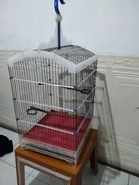 Kandang akrilik.ruji fiber mewah