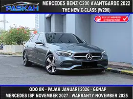 PAJAK=2026 GENAP Bunga=4,5% Odo=8k MERCY C200 avantgarde 2023 NIK 2022
