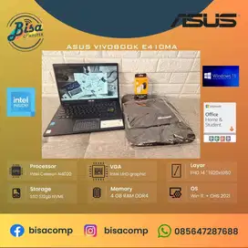 Asus Vivobook E410M Intel N4020 SSD 512gb Ram 4gb 14inchFHD Backlit