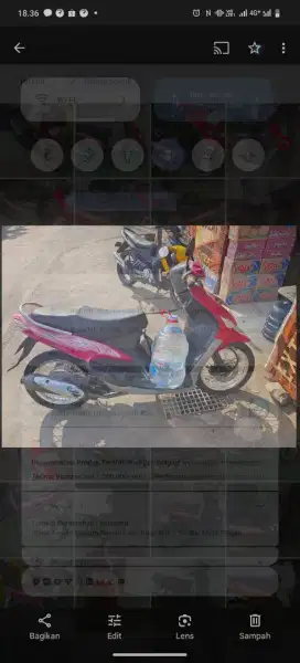 Mio ori 2005 plat bandung