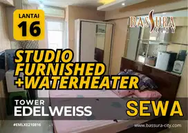 Sewa Apartemen Bassura City Tower E Lantai 16 STUDIO Ada WaterHeater