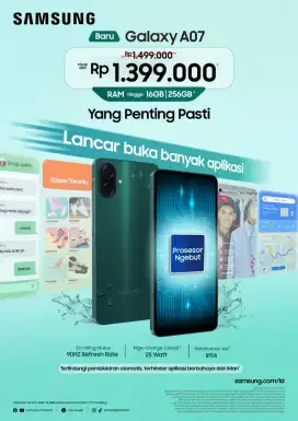 New galaxy a07 | Ram 16 | Internal 256