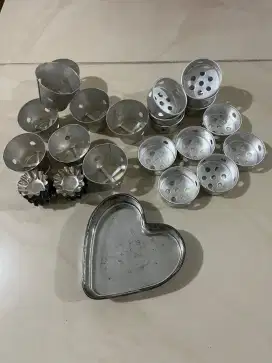 1 set cetakan pudding dsb