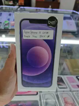 Apple IPhone 12 64GB Purple New Garansi IBOX Ready Stok