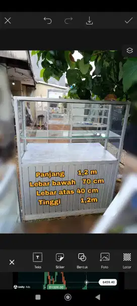 Jual Grobak Etalase bekas, Lok Pamulang Timur, Tangerang Selatan
