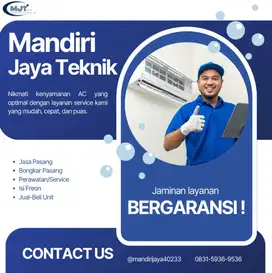Service AC Mudah, Cepat, dan Puas (Pelayanan se-Bandung Raya)