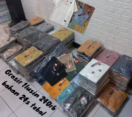 Kaos distro grosir 1lusin murah