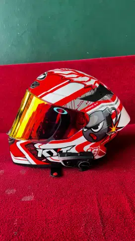 KYT TT Course Super Mario + Visor + Intercom