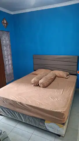 DIJUAL : FULL SET TEMPAT TIDUR SPRING BED SIZE QUEEN 160 X 200 SECOND