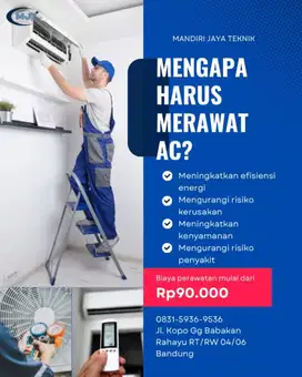 Service AC Mudah, Cepat, dan Puas (Pelayanan se-Bandung Raya)