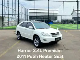 Harrier 2.4 L-Prem Cash 2011 Putih Kondisi Bagus