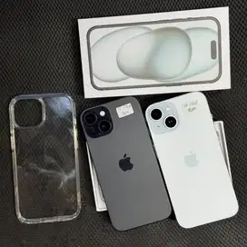 iphone 15 128gb ibox garansi maret - april 2026 mulus like new fullset