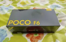 Hape baru segel poco F6 ram 12GB rom 256GB