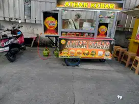 Gerobak Rangka Besi dan Aluminium
Gerobak Kebab