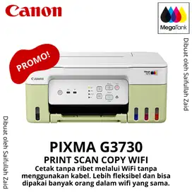 Canon PIXMA G3730 Print Scan Copy WiFi