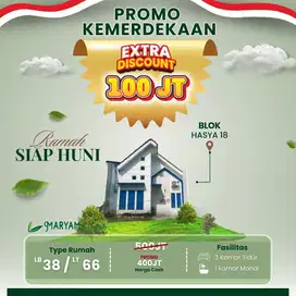 TERMURAH Rumah Baru (READY) Bisa KPR dekat Jl Raya & Tol Setu Bekasi