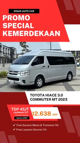 Toyota Hiace 3.0 Commuter MT 2023 siap cari nafkah