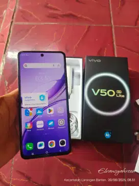 Vivo V50 Lite 5G 8/256 Seken Seperti Baru Pemakaian 1 Bulan