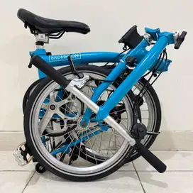 BROMPTON S2E LAGOON BLUE 2018 - GOOD CONDITION