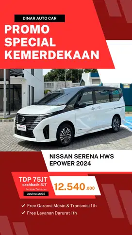Nissan serena hws epower at 2024 two tone low km 7000 servis record
