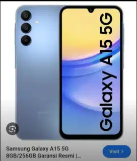 SAMSUNG A15 5G RAM 8/256GB.BIRU TUA BARU 9 BULAN PAKE