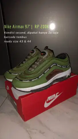 Sepatu Nike Airmax 97' size 43 & 44