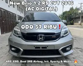 (TDP 18 JUTA!) Honda New Brio 1.2 RS CVT CKD Silver 2016 (AC Digital)
