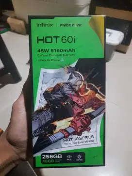 Infinix Hot 60i Silver 8+8/256 ( RESMI ) NFC