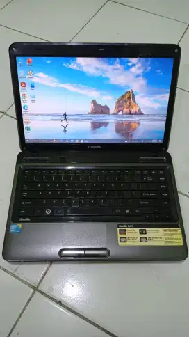 Laptop Core i3 Toshiba L645 Ram 6GB HDD 1TB Win 10 LED 14 Baterai Ok