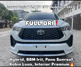 (TDP 66 JUTA!) Toyota Innova Zenix V 2.0 HV CVT Modellista Putih 2023