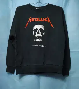 CREWNECK ZARA METALLICA FADE TO BLACK