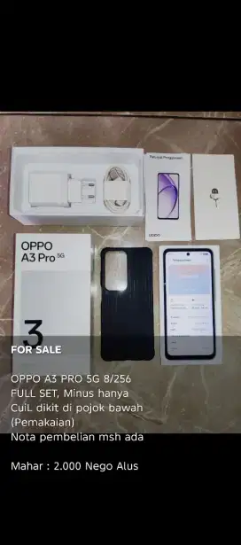 Oppo A3 pro 5G 8/256